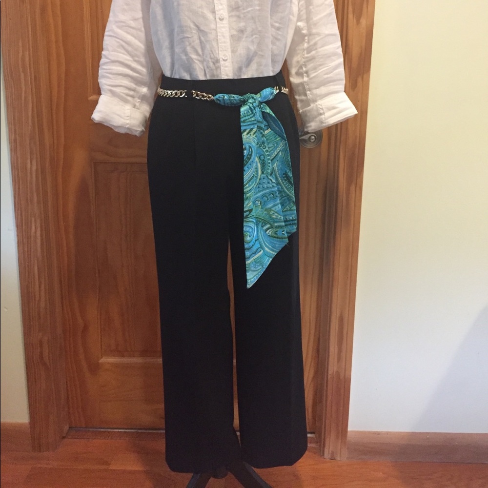 Classic black Talbots dress pants size 6P